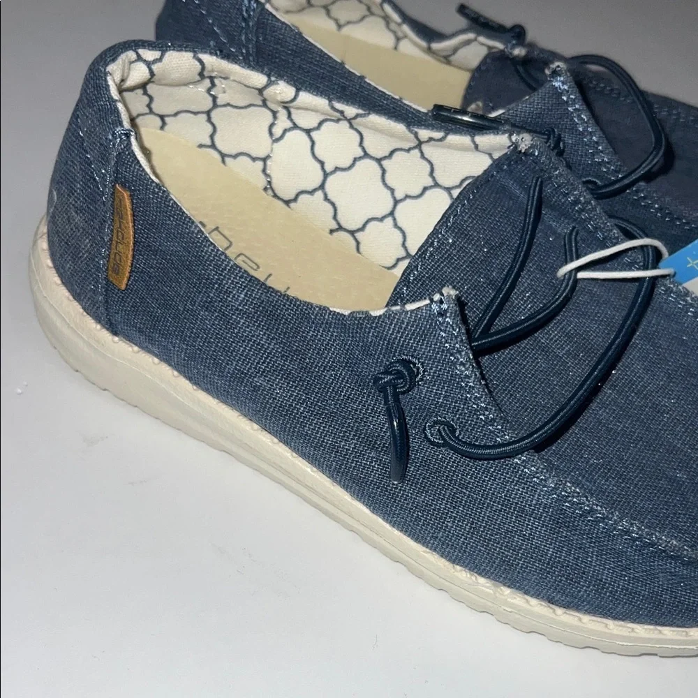 NWT Hey Dude Navy Blue Casual Slip-Ons size k13 - Picture 3 of 8